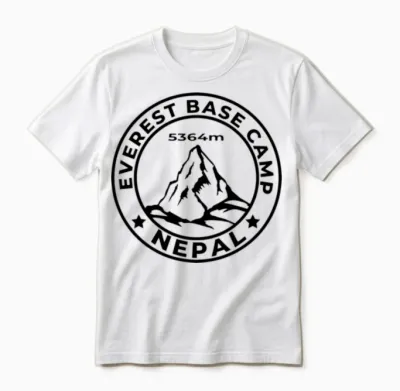 Everest Base Camp - White Unisex T-Shirt - White
