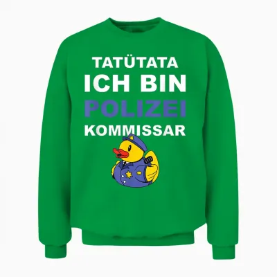 Police Commissioner Promotion T-Shirt, Black, S Unisex Sweatshirt - Irish Green