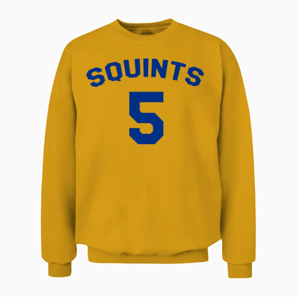 The Sandlot - Squints Jersey Unisex Sweatshirt in Gold