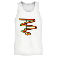 Retro Snake — Reptiles & Exotics Unisex Tank Top - White – 2