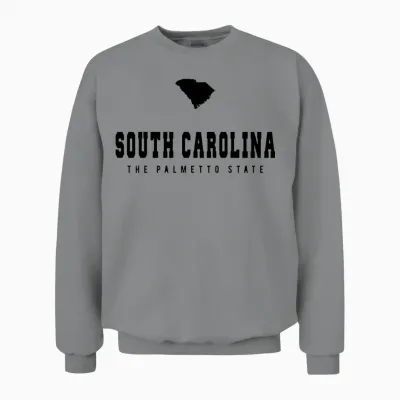 South Carolina Shape Unisex Sweatshirt - Sport Grey