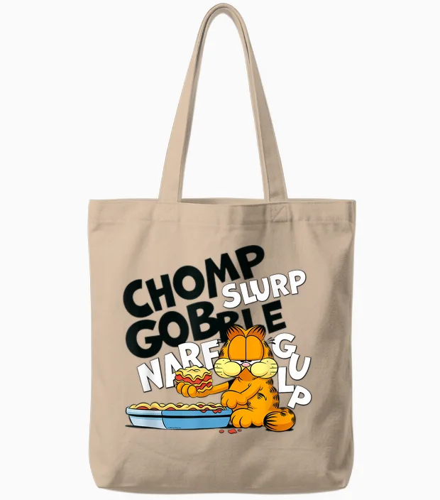Garfield - Enjoy Your Lasagna Tote Bags in Natural