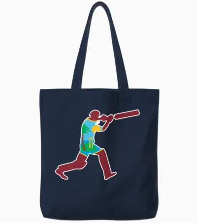 West Indies Cricket Tote Bags - Navy