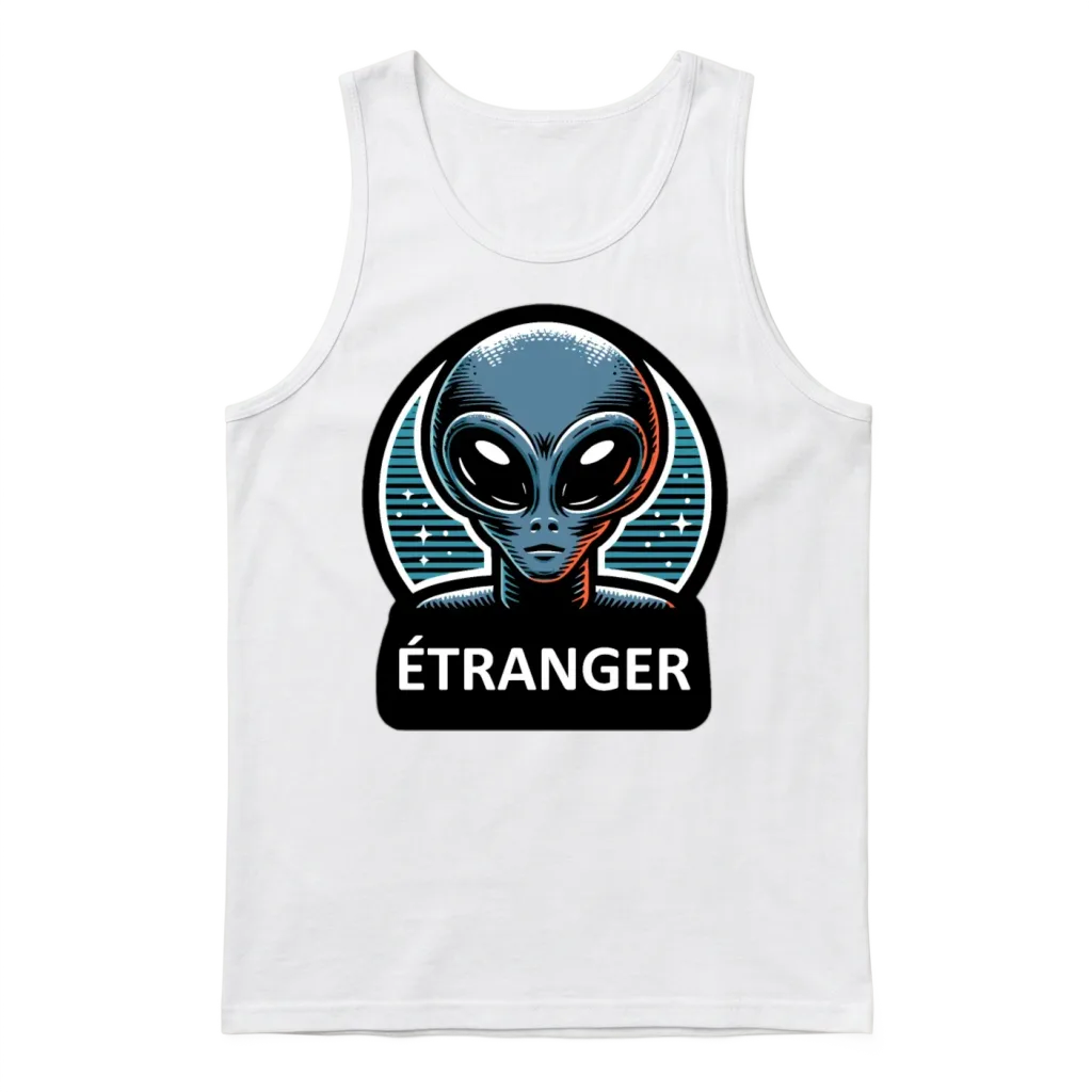Stranger Unisex Tank Top - White