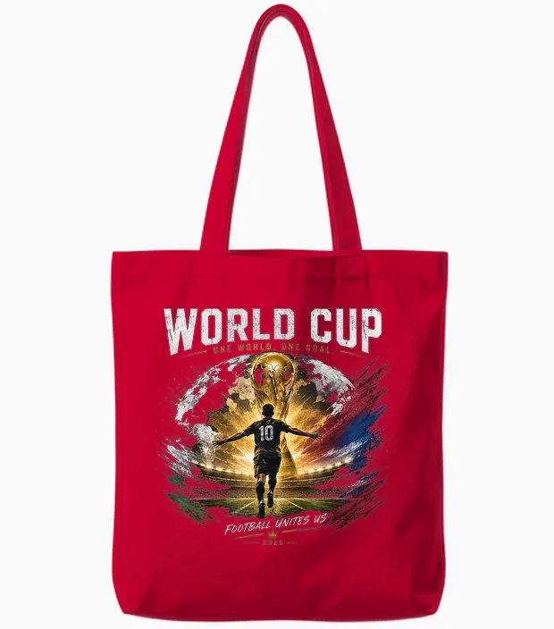 Fußball - Wm World Cup 2026 Tote Bags in Red