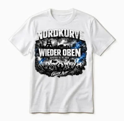 Ruhrpott Fußball Aufstieg Gelsenkirchen Fan 2026 Unisex T-Shirt - White