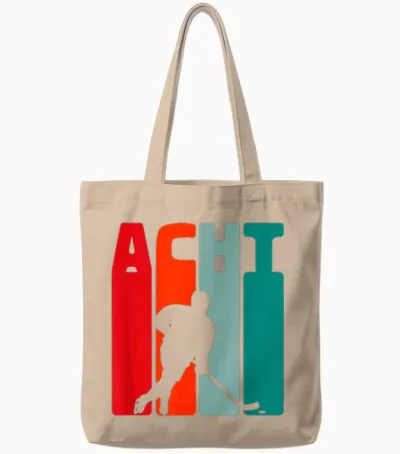 Geburtstagsshirt 8 Jahre Eishockey 8. Geburtstag Jungen Tote Bags - Natural