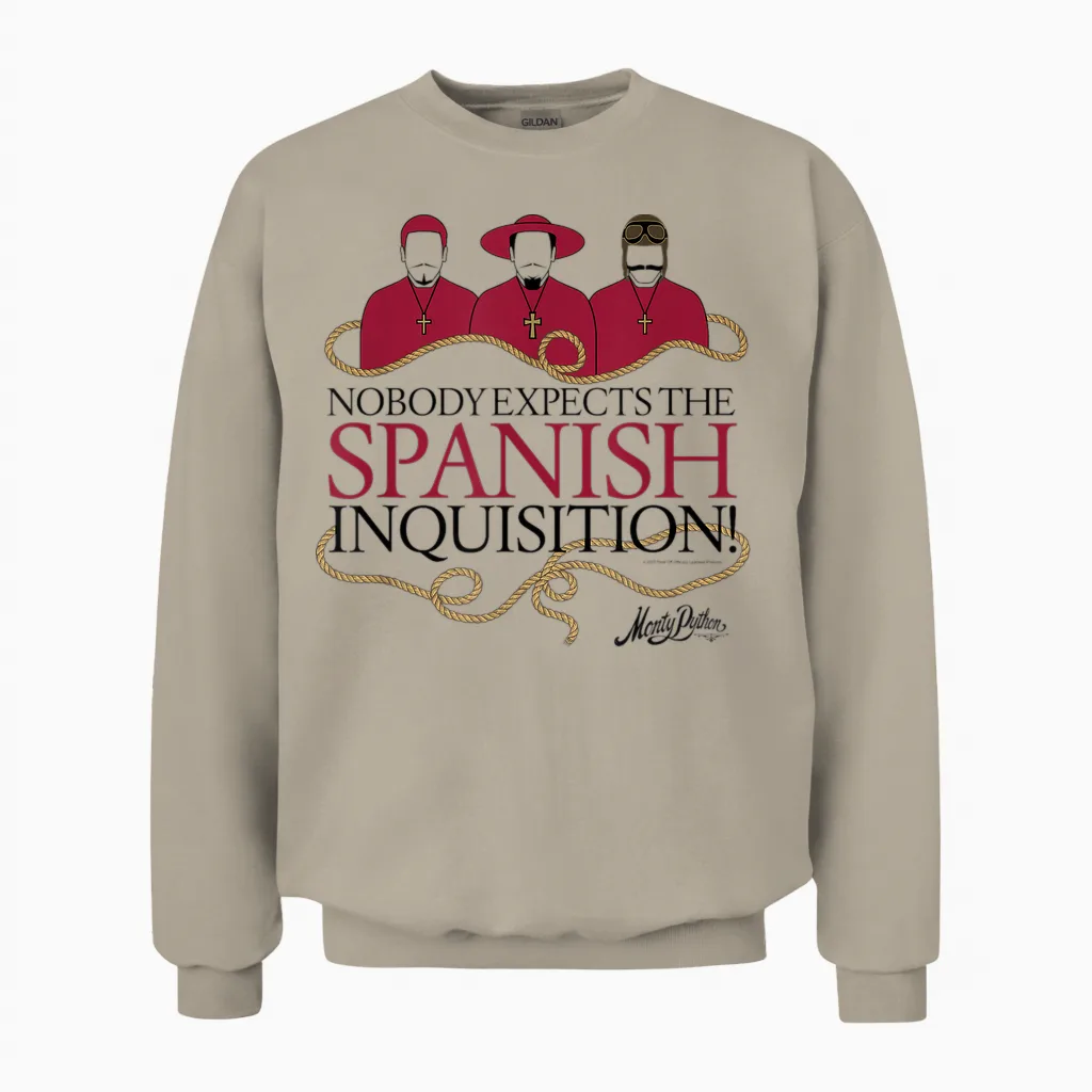 Monty Python Spanische Inquisition Seilkunst Unisex Sweatshirt in Sand