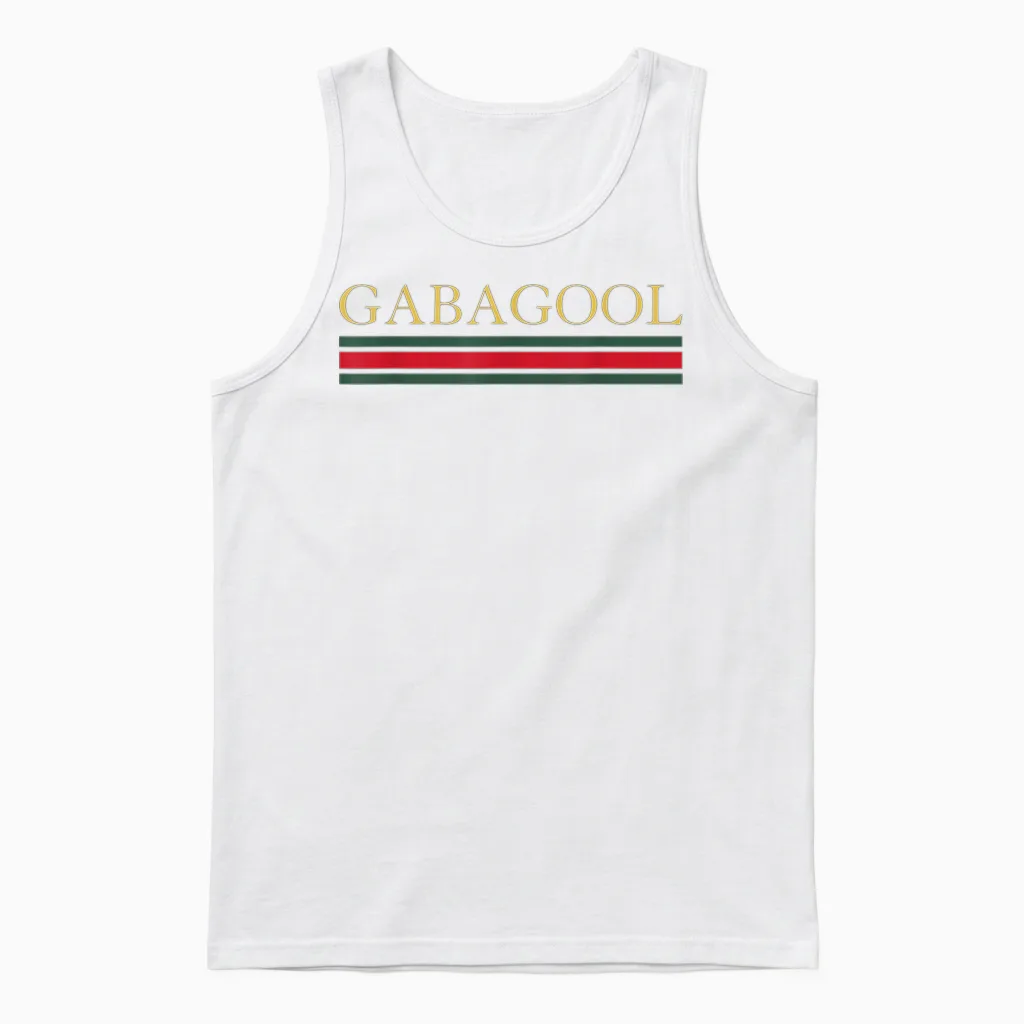 Gabagool - Satirical Italian Slang Unisex Tank Top in White