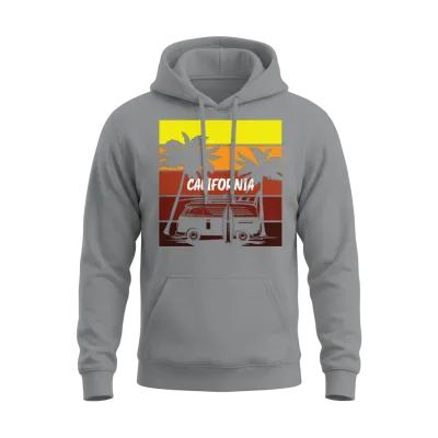 Surfing Surfboard Surfer Water Sport California Unisex Hoodie - Sport Grey