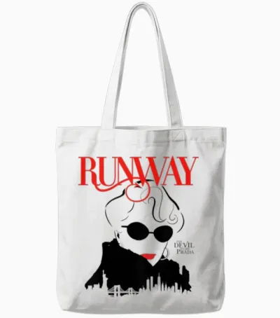 Devil Wears Prada Runway Tote Bags - White