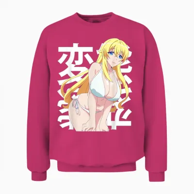 Anime Beautiful Lewd Mommy Waifu Otaku Manga Japonais Weeb Unisex Sweatshirt - Heliconia