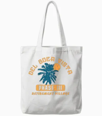 Del Boca Vista Retirement Village Tote Bags - White