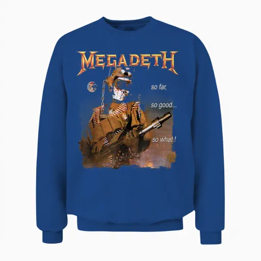 Megadeth - So Far, So Good, So What, Nuclear Unisex Sweatshirt in Royal