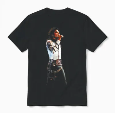Pop-Superstar-Welttournee Der 80er Jahre 1988 King of Pop Unisex T-Shirt - Black