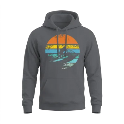 Jet Ski Retro Unisex Hoodie - Charcoal