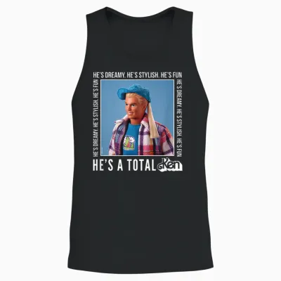 Barbie - He's a Total Ken Dreamy Stilvolle Spaßpuppe Unisex Tank Top - Black