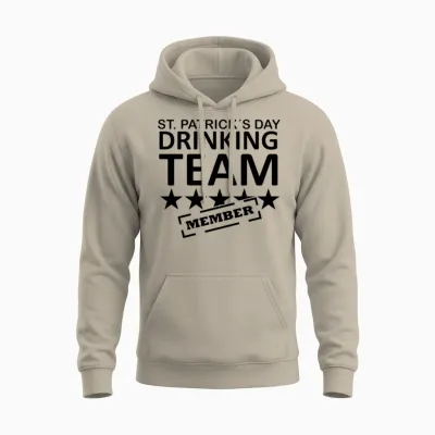 St. Patrick´s Day Drinking Team Member Unisex Hoodie - Sand