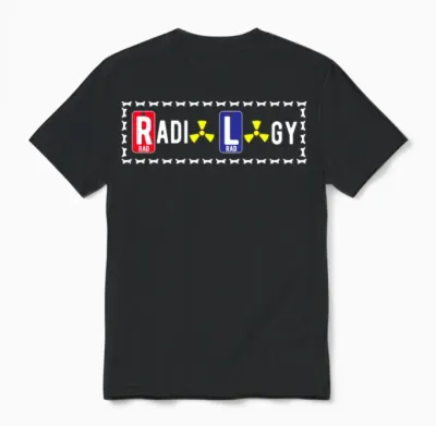 Funny Radiology Radiologist X-Ray Medical Unisex T-Shirt - Black