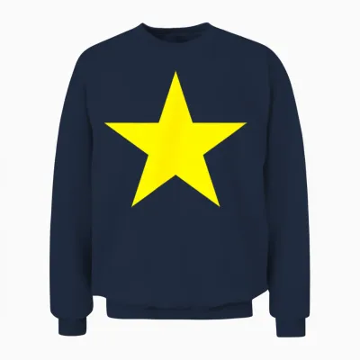 Vietnam-Flagge, Vietnamesische Flagge, Patriotische Herren, Kinder, Damen Unisex Sweatshirt - Navy
