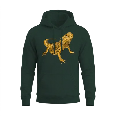 Bearded Dragon Unisex Hoodie - Forest