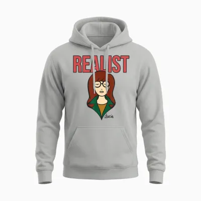 Daria the Realist Unisex Hoodie - Ash