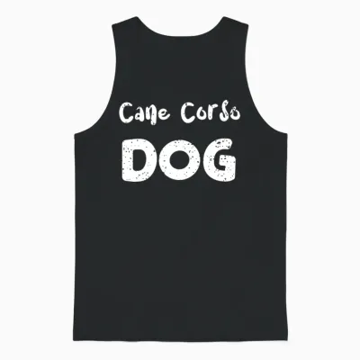 Cane Corso Dog - Dogs Unisex Tank Top - Black