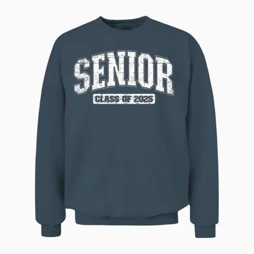 Senior 2025 Graduation Class of 2025 Senior 2025 Unisex Sweatshirt in Dark Heather