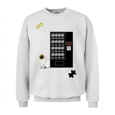 Out of Order Vending Machine Unisex Sweatshirt - White