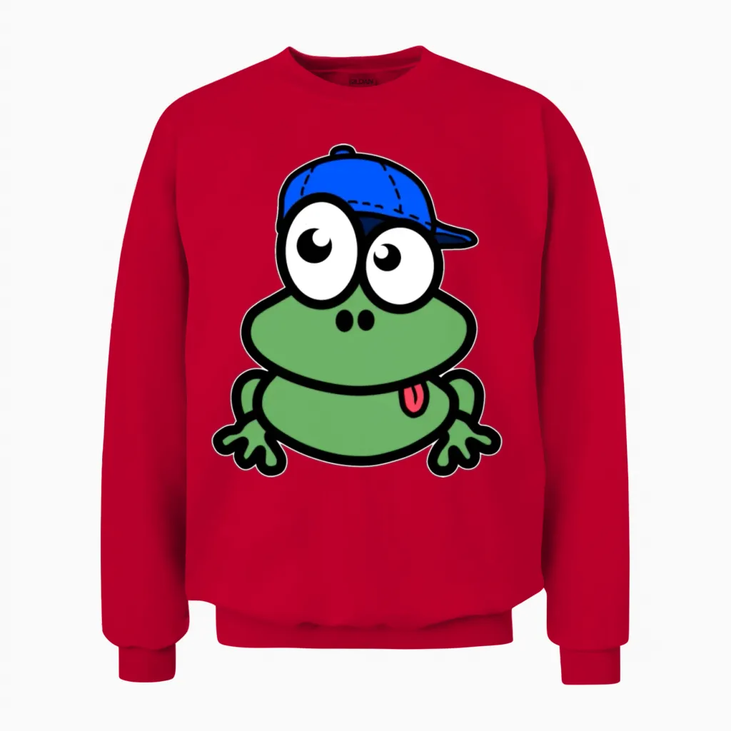 Animal Funny Unisex Sweatshirt in Red
