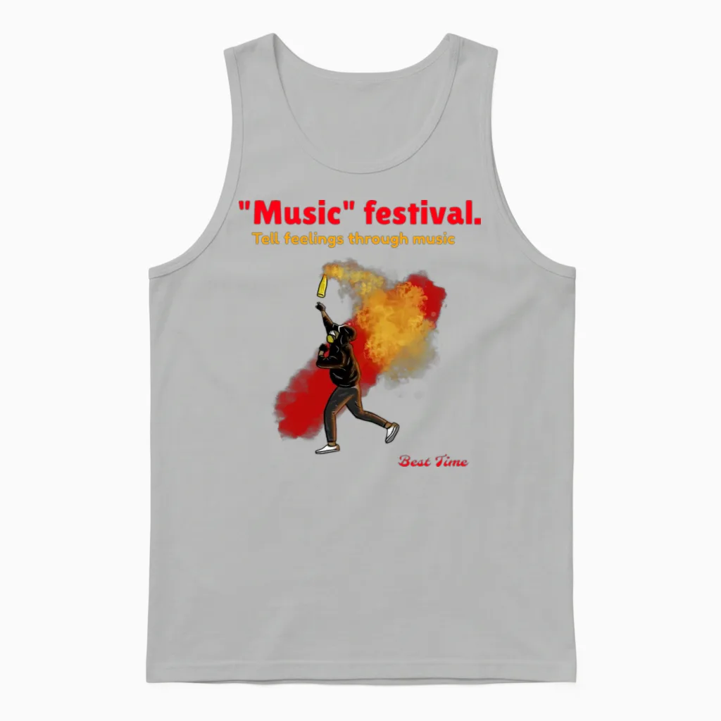Music Festival - Music Masters Unisex Tank Top in Ash