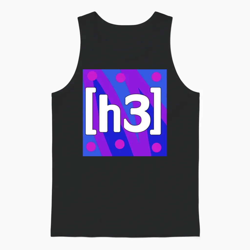 H3h3productions Logo Unisex Tank Top in Black