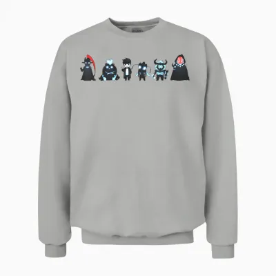 Igris Tank Jinwoo Beru Iron Tusk Shadow Monarch Unisex Sweatshirt - Ash