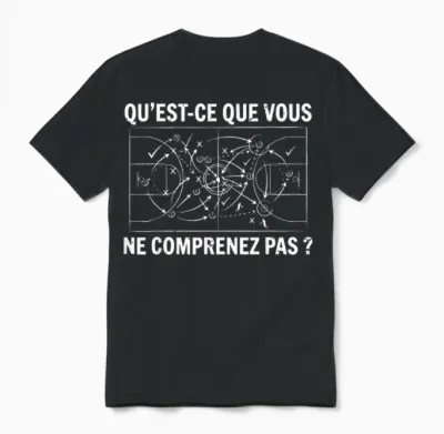 Basket Basketteur Vous Ne Comprenez Pas Joueur De Basketball Unisex T-Shirt - Black