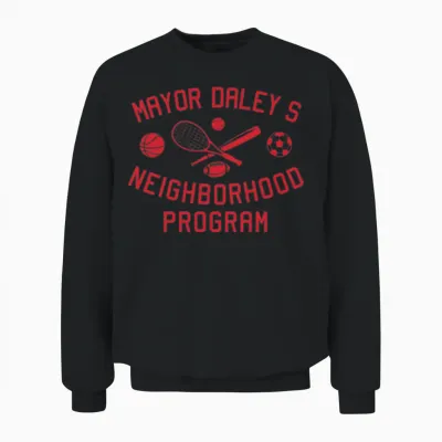Mayor Daley's Neighborhood Program Unisex Sweatshirt - Black