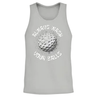 Funny Golf Unisex Tank Top - Ash – 2