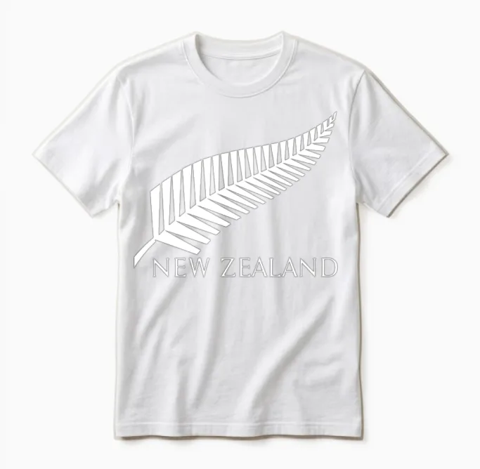 New Zealand Rugby Unisex T-Shirt in White