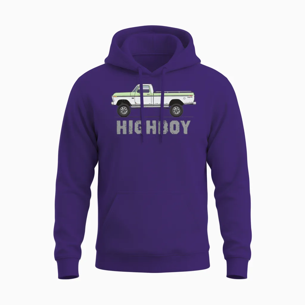 Highboy Winter Green Unisex Hoodie in Purple