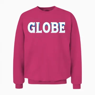 Retro - Globe Unisex Sweatshirt - Heliconia