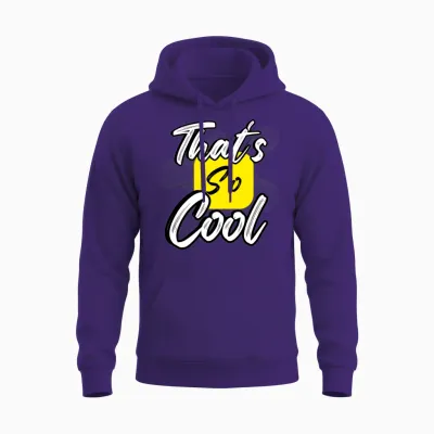 🔥 That’s So Cool Aesthetic Tee | Bold Gen Z Unisex Hoodie - Purple