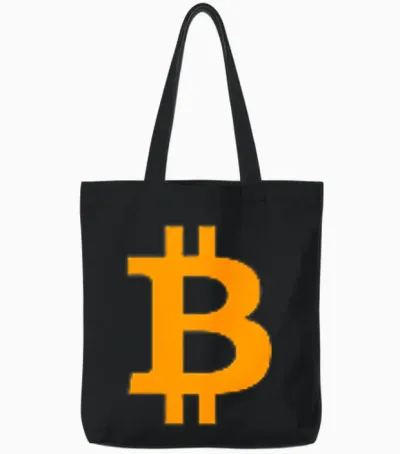 Hodl Bitcoin Btc Cryptocurrency Satoshi Clothing #bitcoin T-Shirt, Black Tote Bags - Black