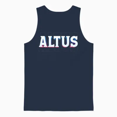 Retro - Altus Unisex Tank Top - Navy