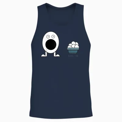 Feed Eggs I Think You Should Leave Comedy Unisex Tank Top - Navy