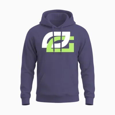 Optic Gaming Logo White Mp Unisex Hoodie - Heather Sport Dark Navy
