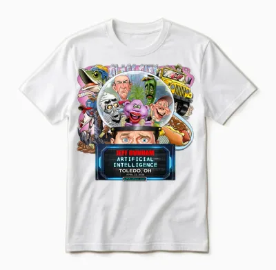 Jeff Dunham Toledo, Oh (2026) Unisex T-Shirt - White