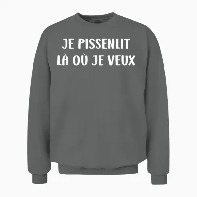 Drôle Pissenlits Fleurs Humour Pissenlit Unisex Sweatshirt - Graphite Heather