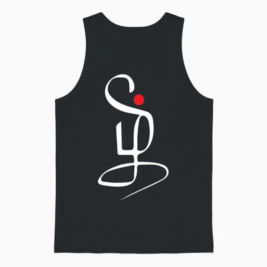 Tamil Language and Tamil Pride Unisex Tank Top in Black