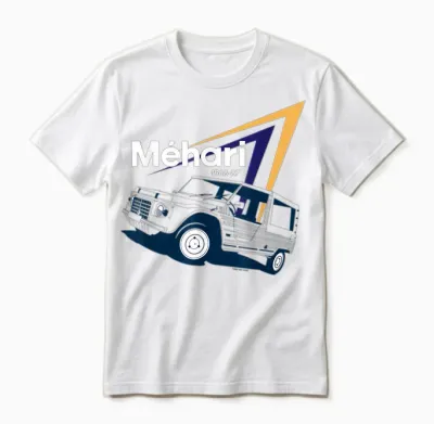 Citroën Méhari Retro Utility Vehicle Iconic Unisex T-Shirt - White