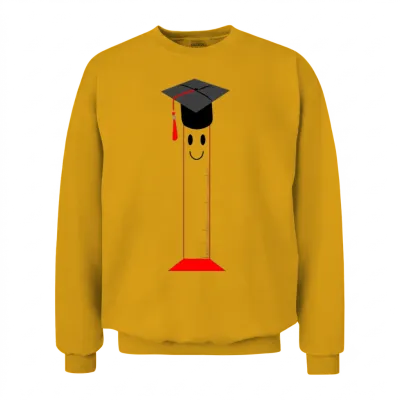 Graduated Cylinder - Funny Unisex Sweatshirt - Gold