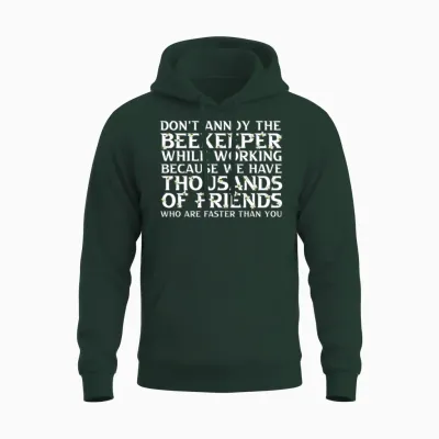 Beekeeper Funny Beekeeping Unisex Hoodie - Forest